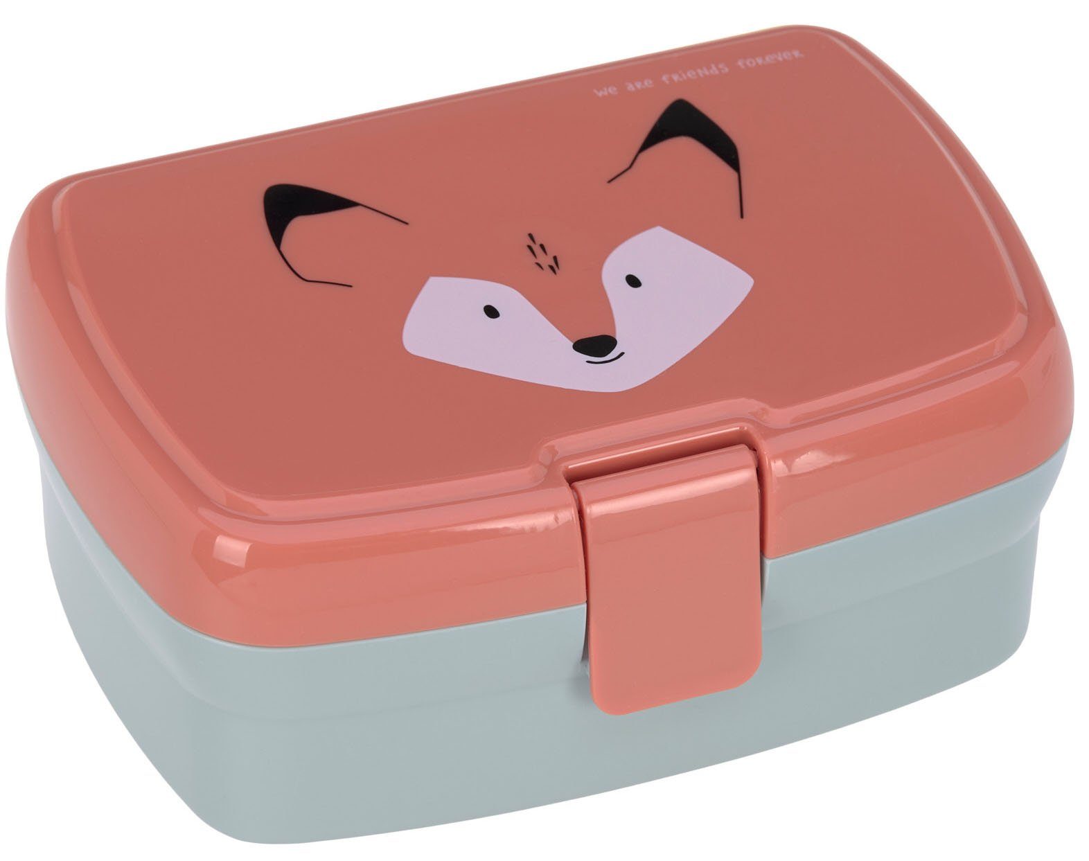 LÄSSIG Lunchbox About Friends, Fuchs, Polyprophylen (PP), Tritan, (Set, 2-tlg), mit Trinkflasche