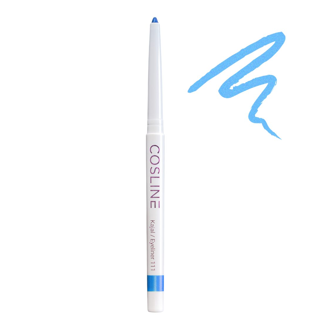 Cosline Cosmetics Kajal wasserfest, langanhaltend, cremig, 25 Farben, intensive Pigmentierung