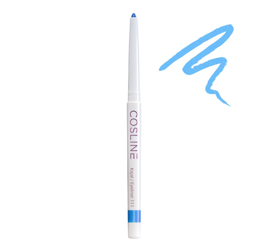 Cosline Cosmetics Kajal wasserfest, langanhaltend, cremig, 25 Farben, intensive Pigmentierung