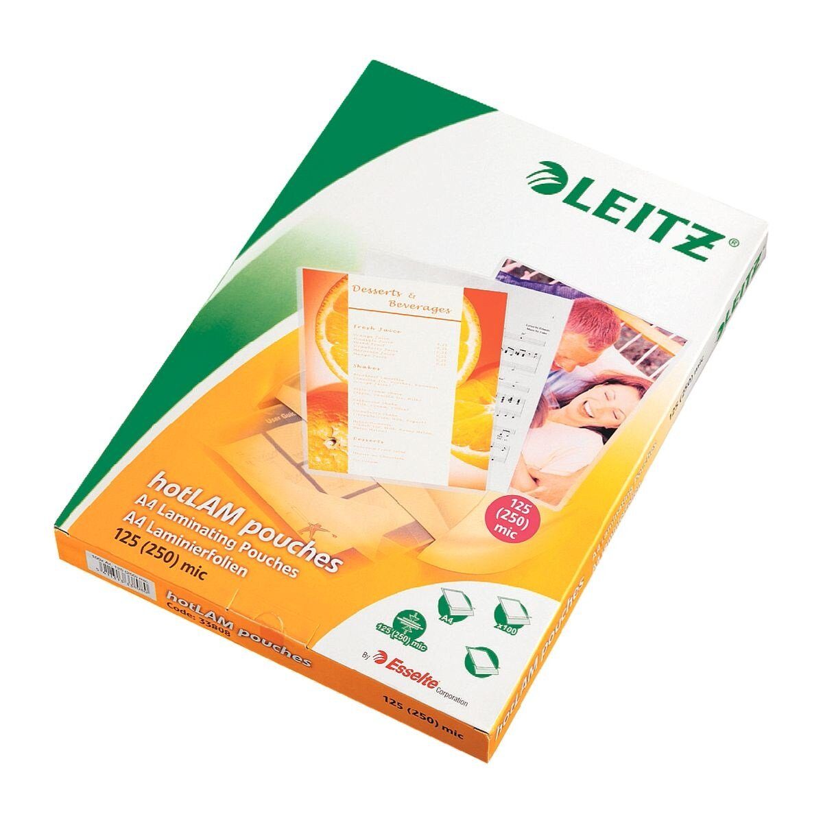 LEITZ Laminierfolie iLAM, A4, 125 mic, glänzend