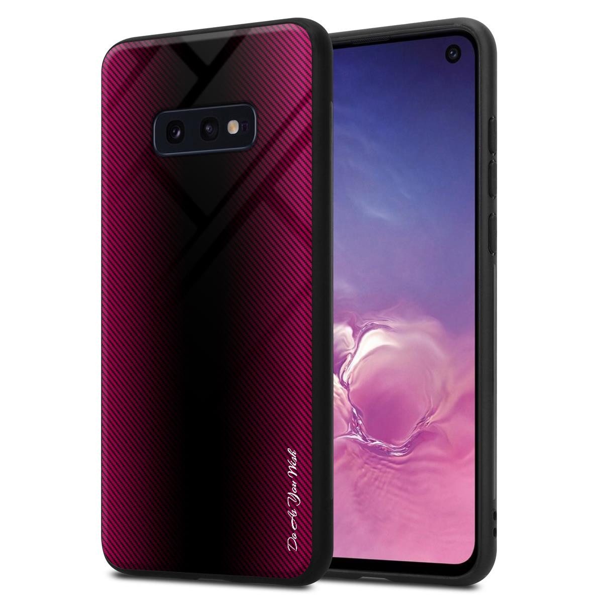 Cadorabo Handyhülle für Samsung Galaxy S10e Hülle Samsung Galaxy S10e, Robustes Hard Case - Handy Schutzhülle - Hülle - Back Cover Bumper