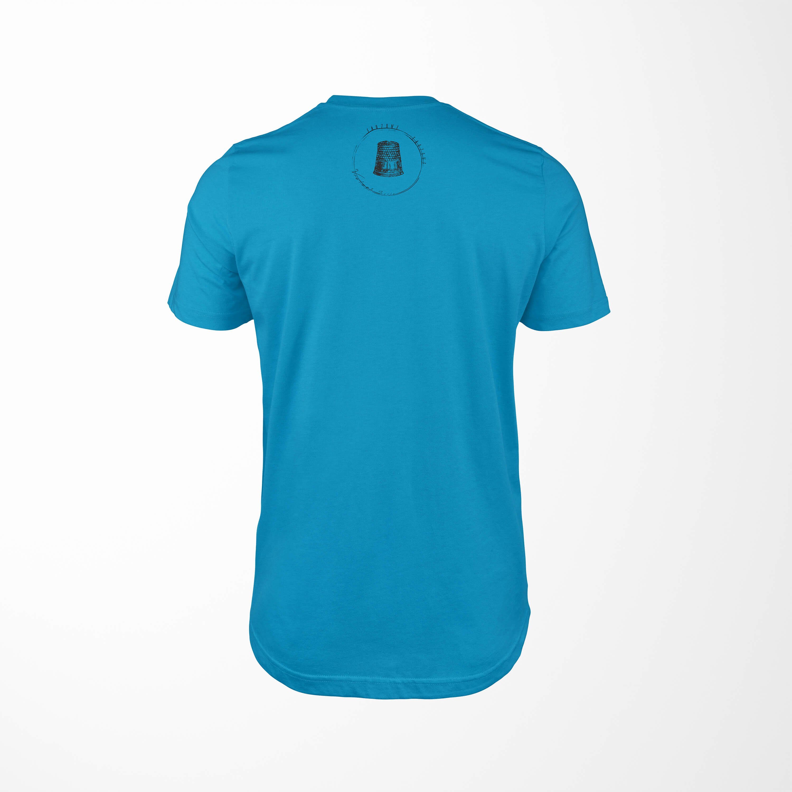 Art Atoll T-Shirt Herren T-Shirt Sinus Vintage Fingerhut