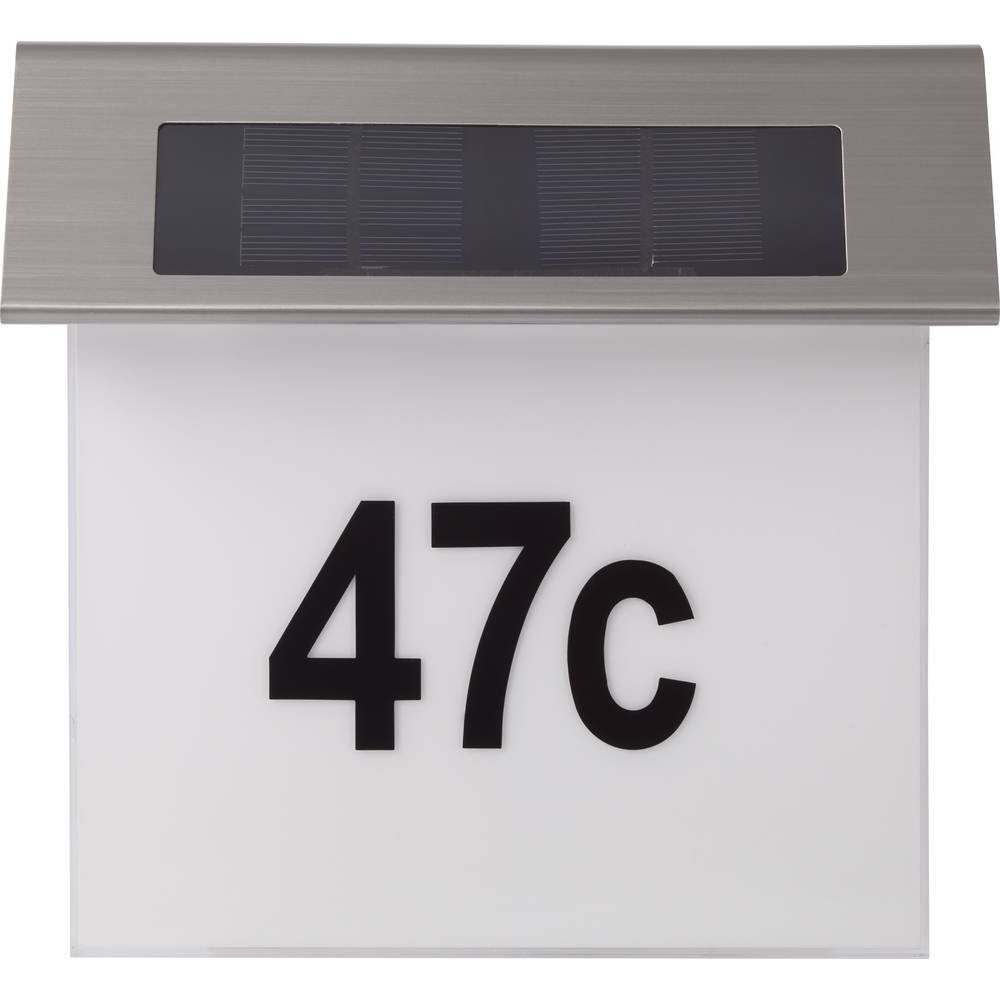 Sygonix LED Solarleuchte Hausnummern-Solarbeleuchtung, Automatische Abschal günstig online kaufen