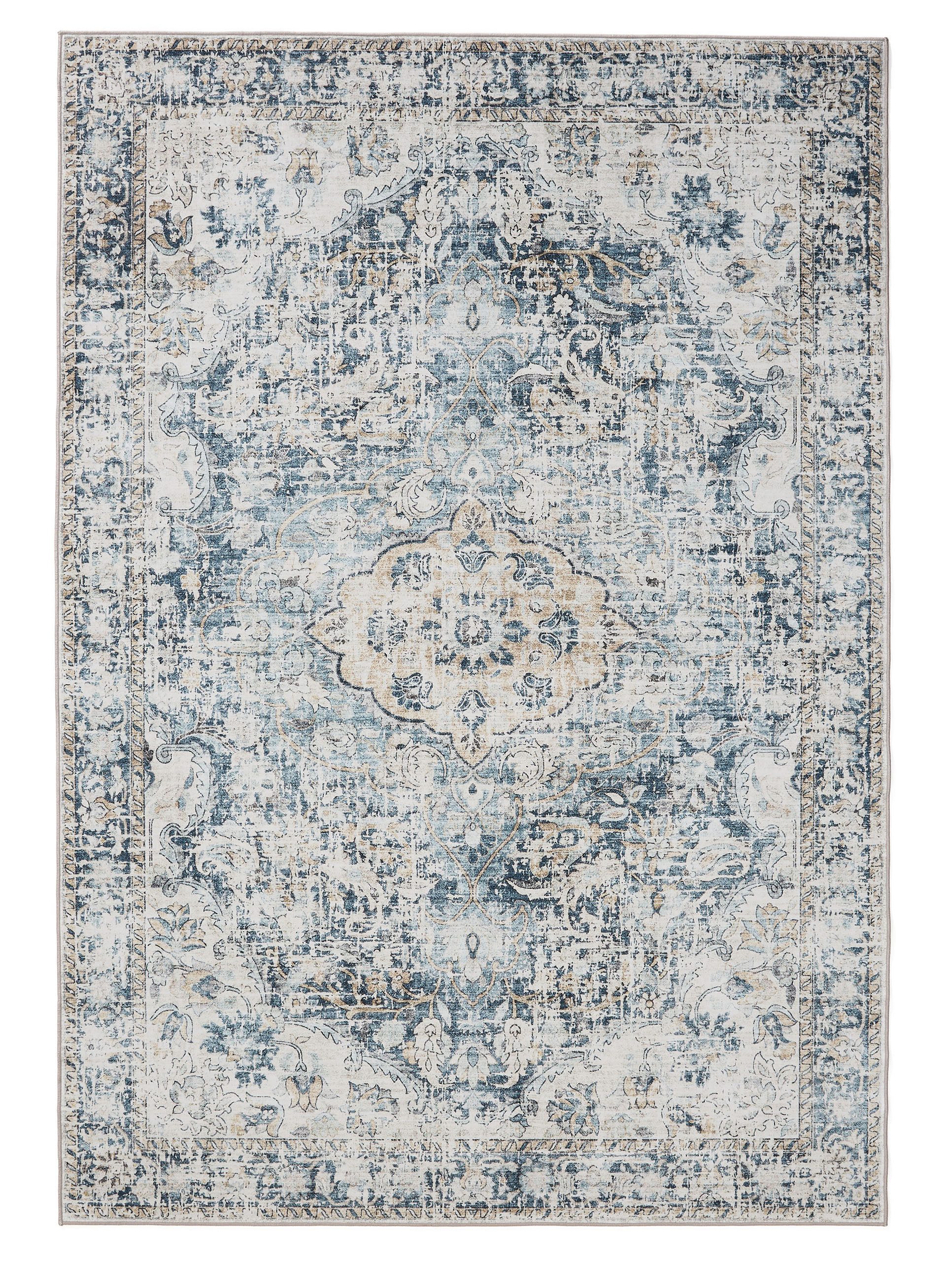 Interiyou Teppich Gent, Rechteckig, Höhe: 5 mm, Vintage Kurzflor für Wohnzi günstig online kaufen