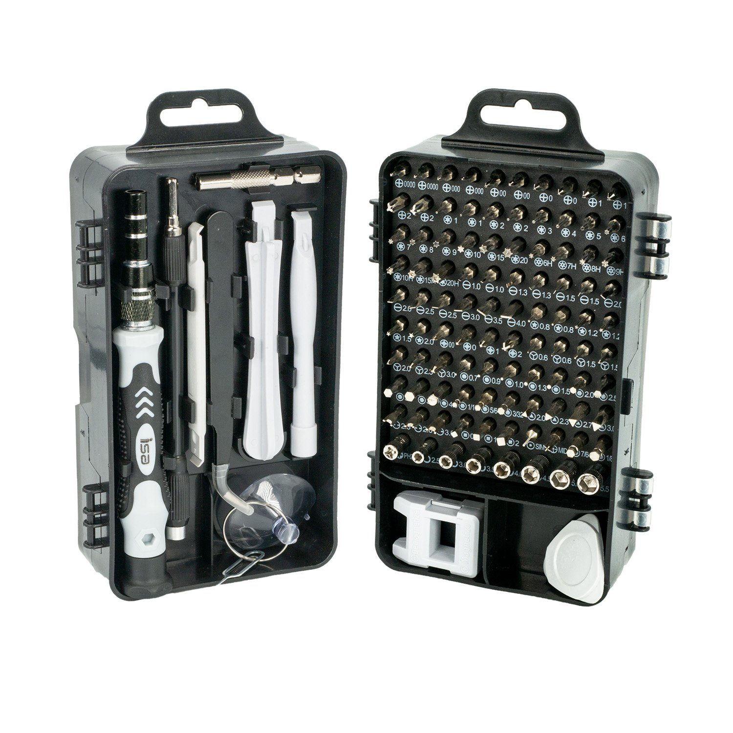 Intirilife Multitool, (115 St), 115-teiliges Set Präzision Werkzeug Schraubendreher Set