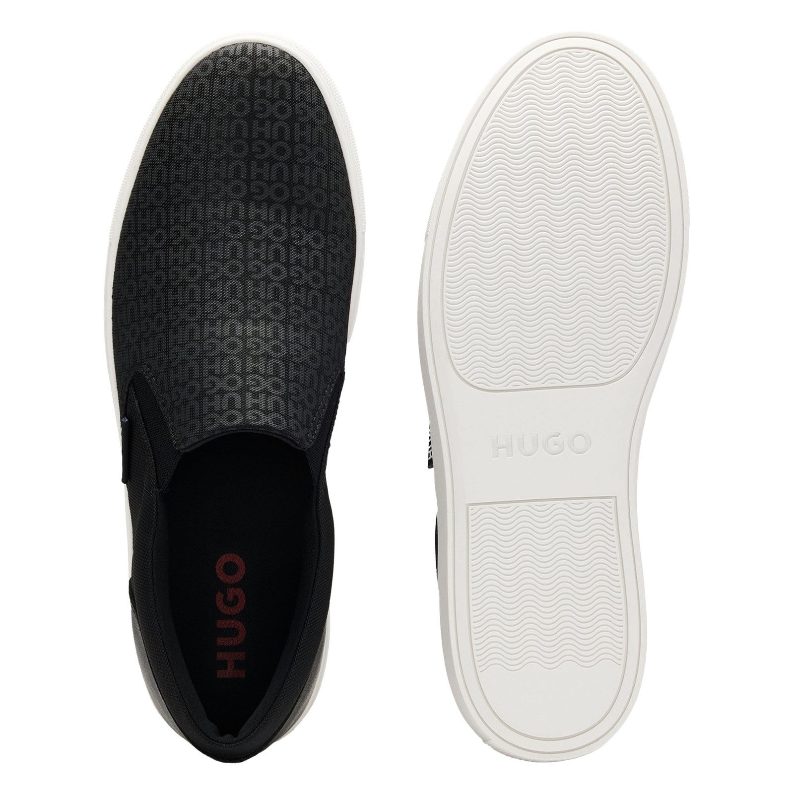 HUGO Morrie Slon rnmono Sneaker mit Marken-Patch günstig online kaufen