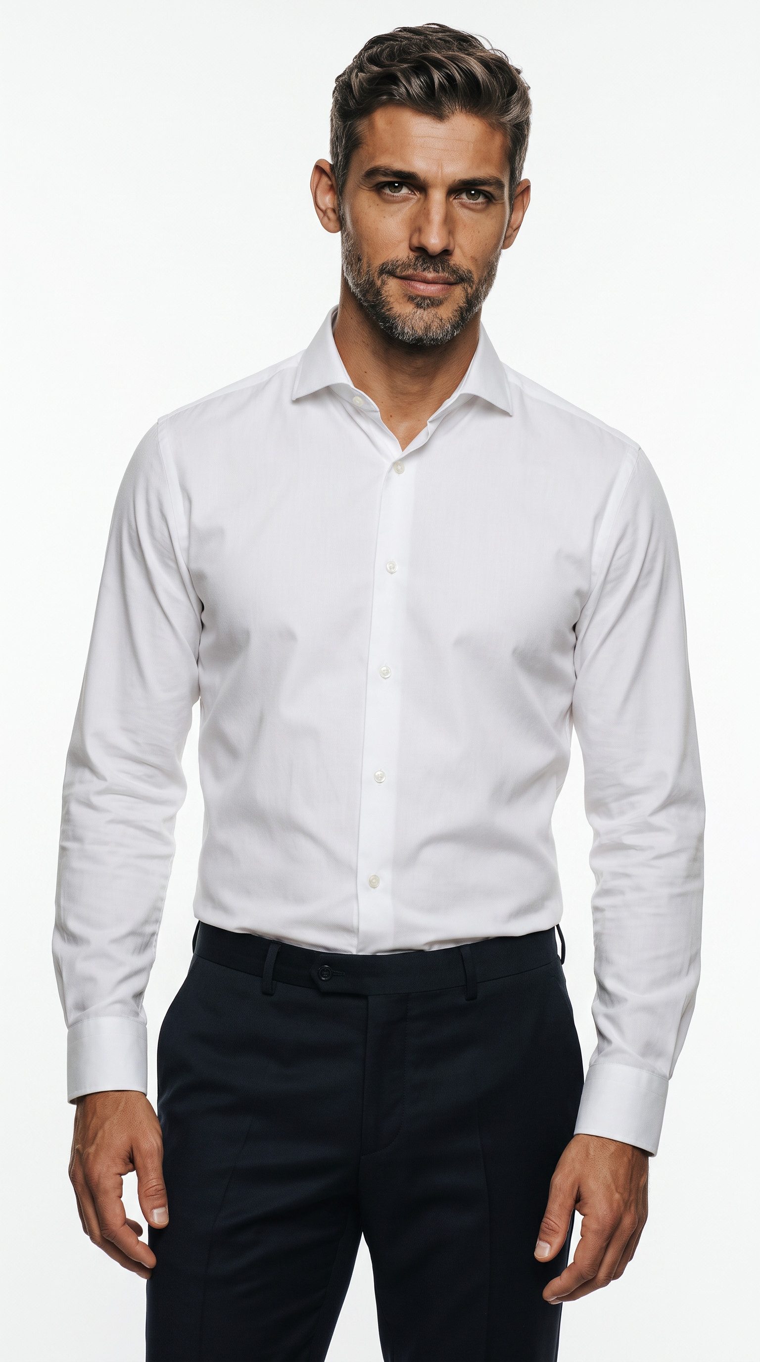 BOSS Businesshemd Kentkragen, Regular Fit, Baumwollmischung