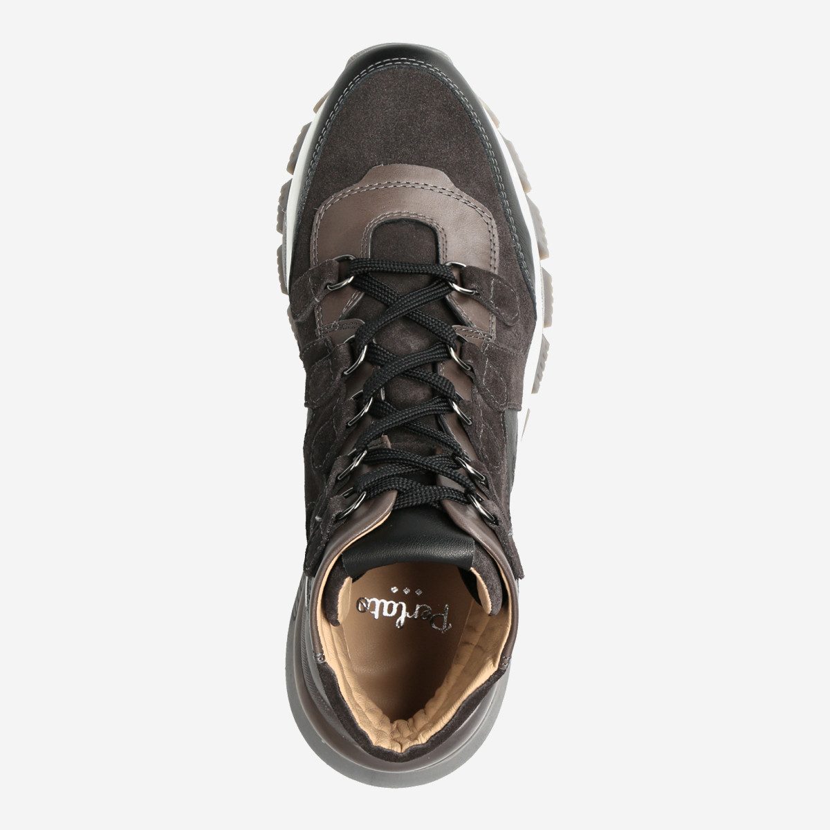 Perlato Perlato 11666 NOIR, Sneaker in Schwarz, kombiniert für Damen Sneaker