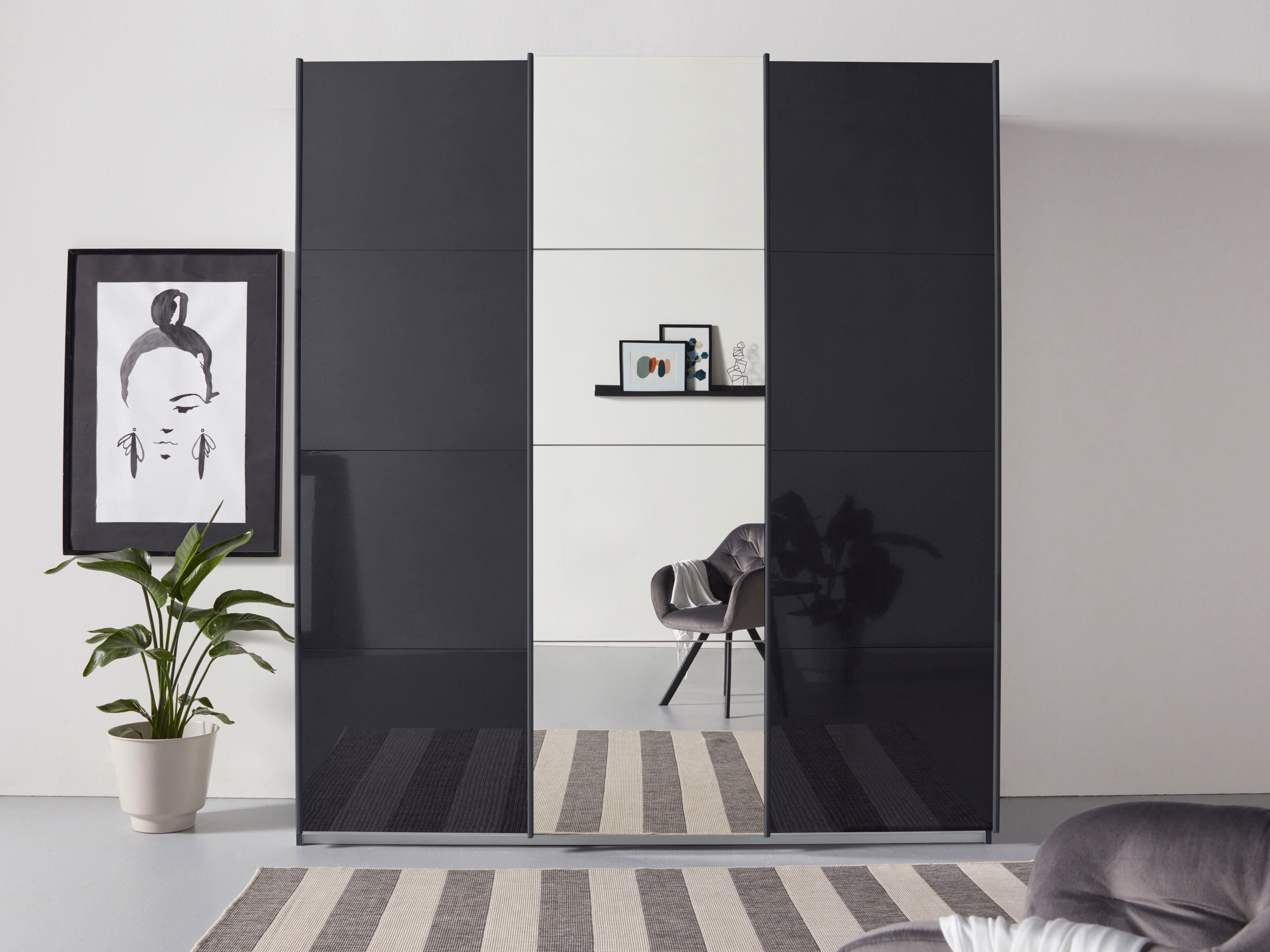 rauch Schwebetürenschrank "Kleiderschrank Schrank Garderobe TOPSELLER OTELI günstig online kaufen