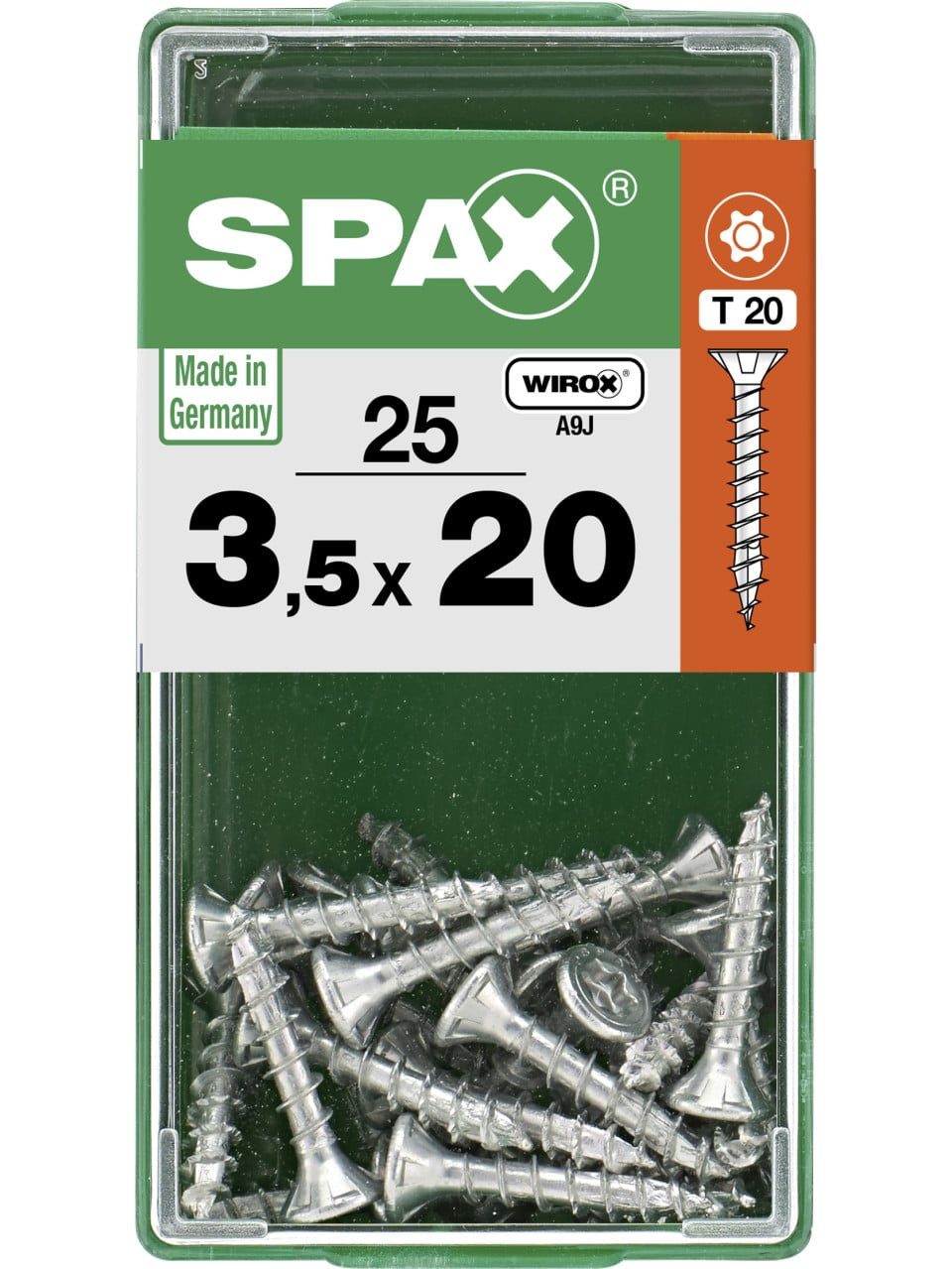 SPAX Holzbauschraube Spax Universalschrauben 3.5 x 20 mm TX 20 - 25