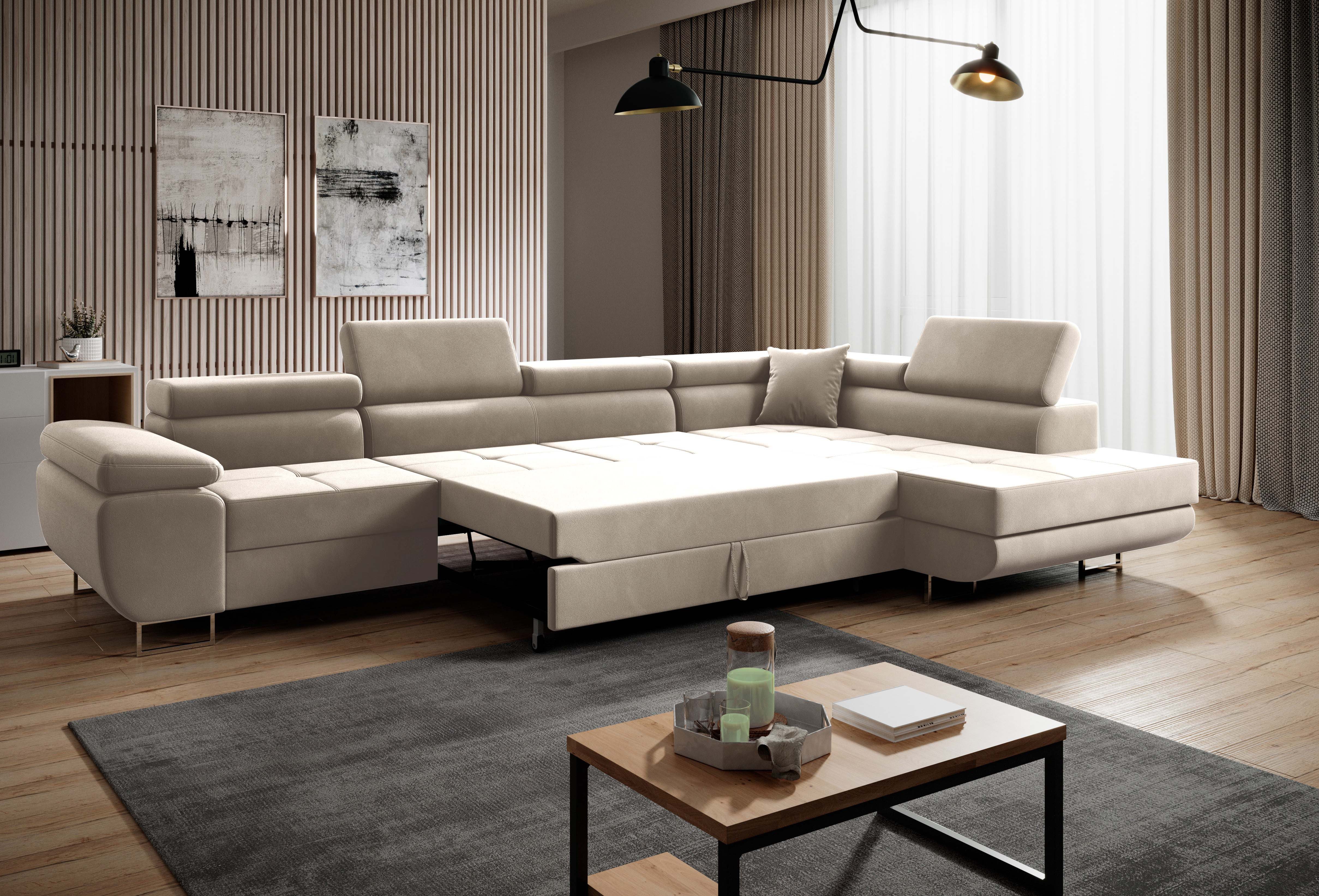 Muffo Ecksofa Wild Maxi, Schlaffunktion