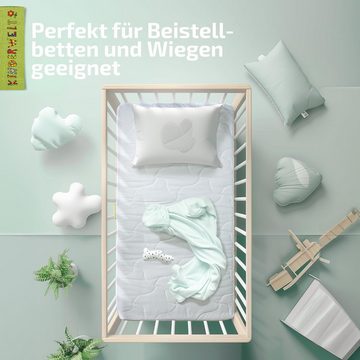 Babymatratze Schaumkernmatratze Comfort 7 cm 40 x 90 cm weiß, KiNDERWELT, 7 cm hoch