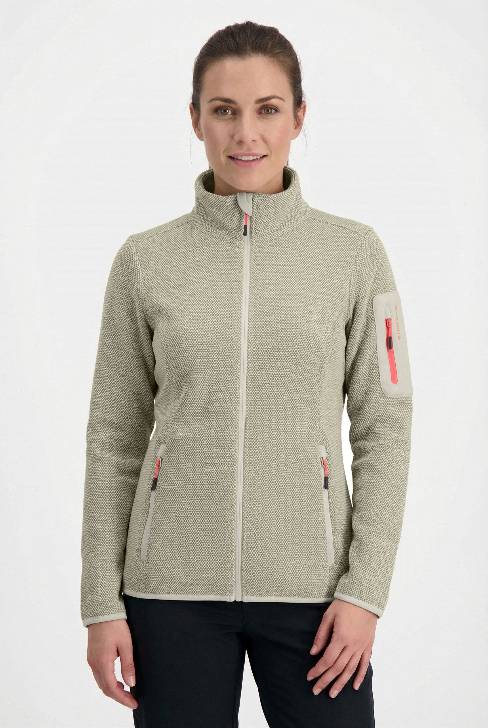 Icepeak Fleecejacke BOWERSVILLE sportlicher Stil, leichtes Thermal-Material, schnell trocknend