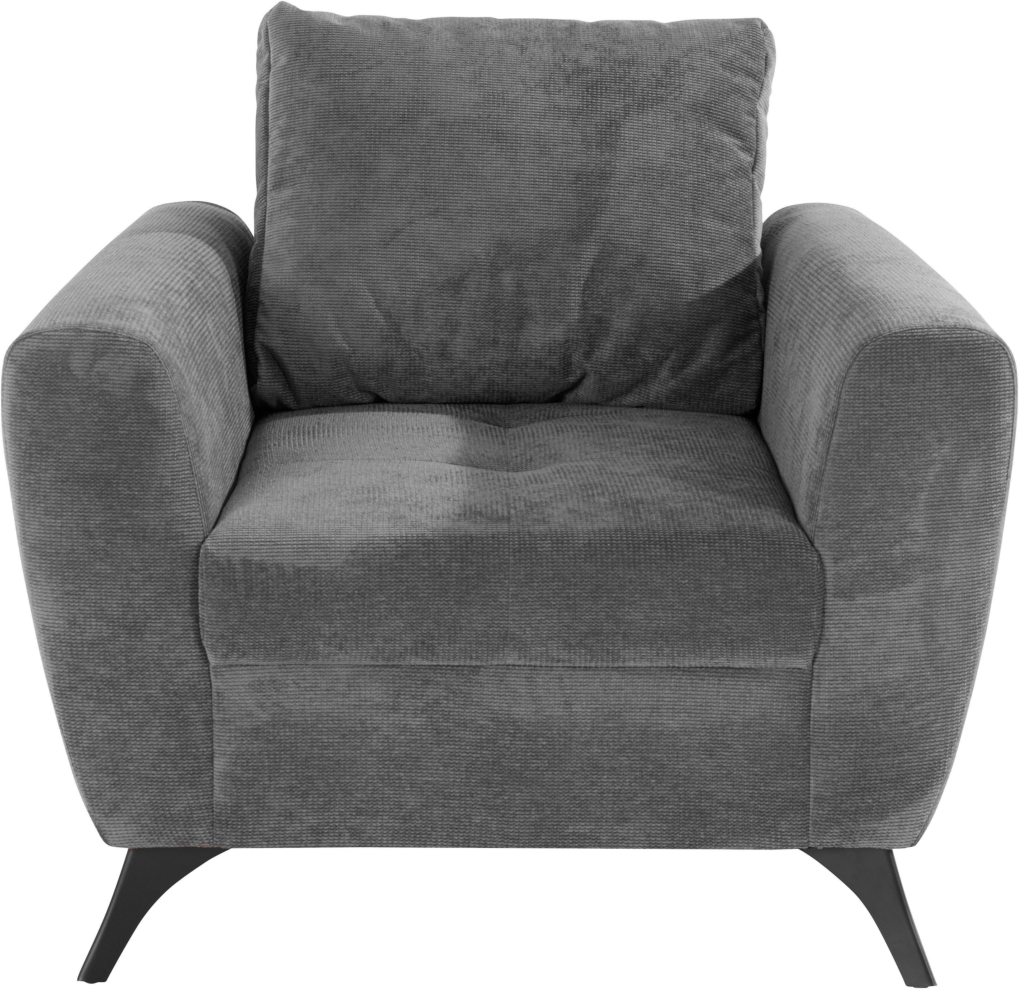 Kissen im lose auch mit clean-Bezug, Sitzbereich, Sessel INOSIGN Lörby, feine Aqua Steppung