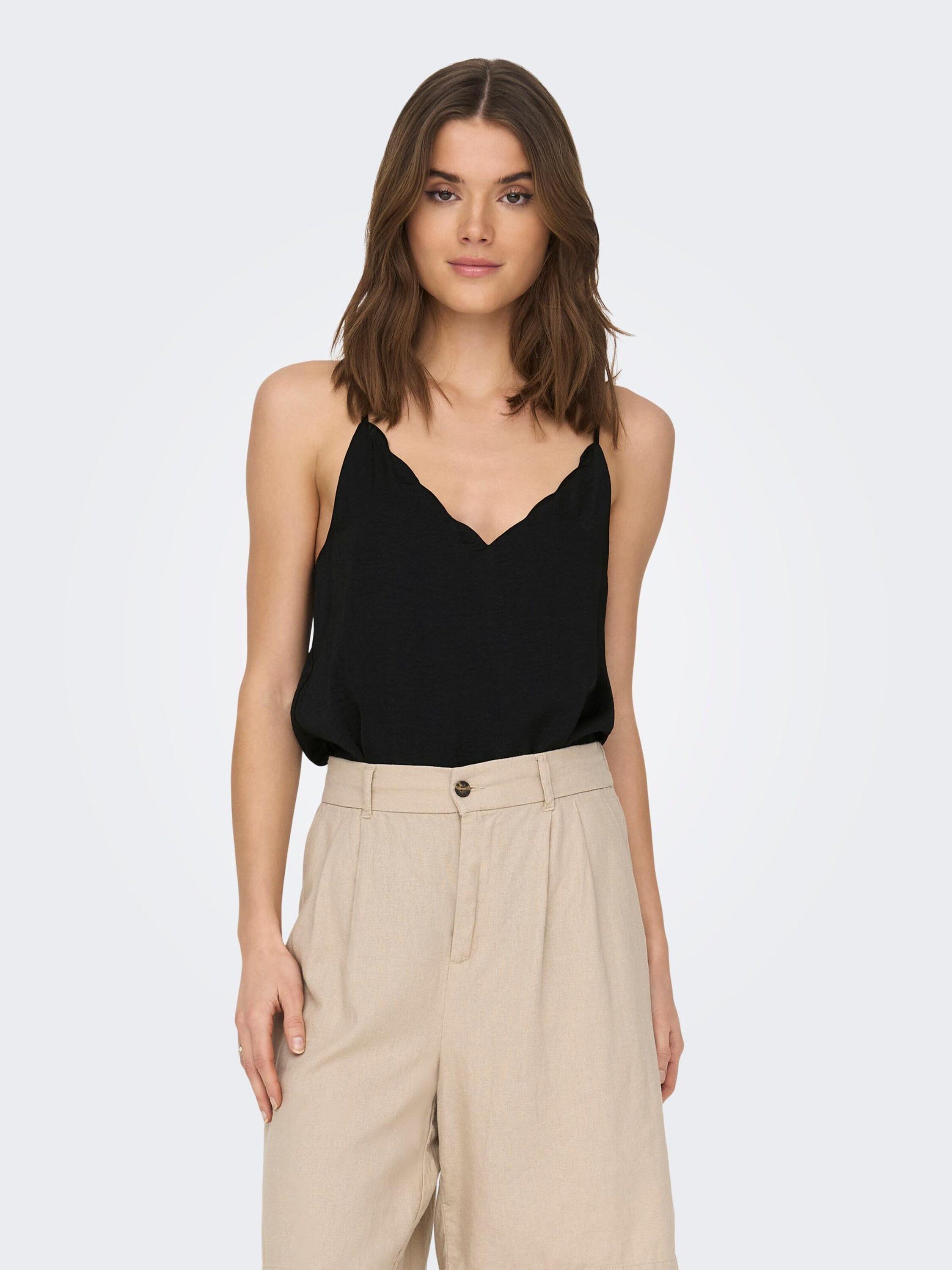 ONLY Spaghettitop ONLDebbie (1-tlg) Plain/ohne Details – Bild 5 von 5
