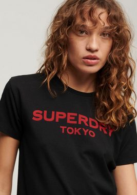 Superdry Kurzarmshirt SPORT LUXE GRAPHIC FITTED TEE