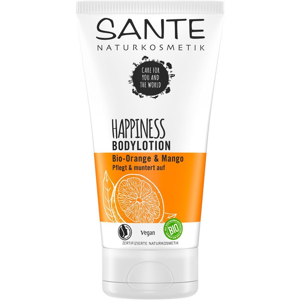 SANTE Bodylotion Happiness Bio Orange Mango, Orange, 150 ml