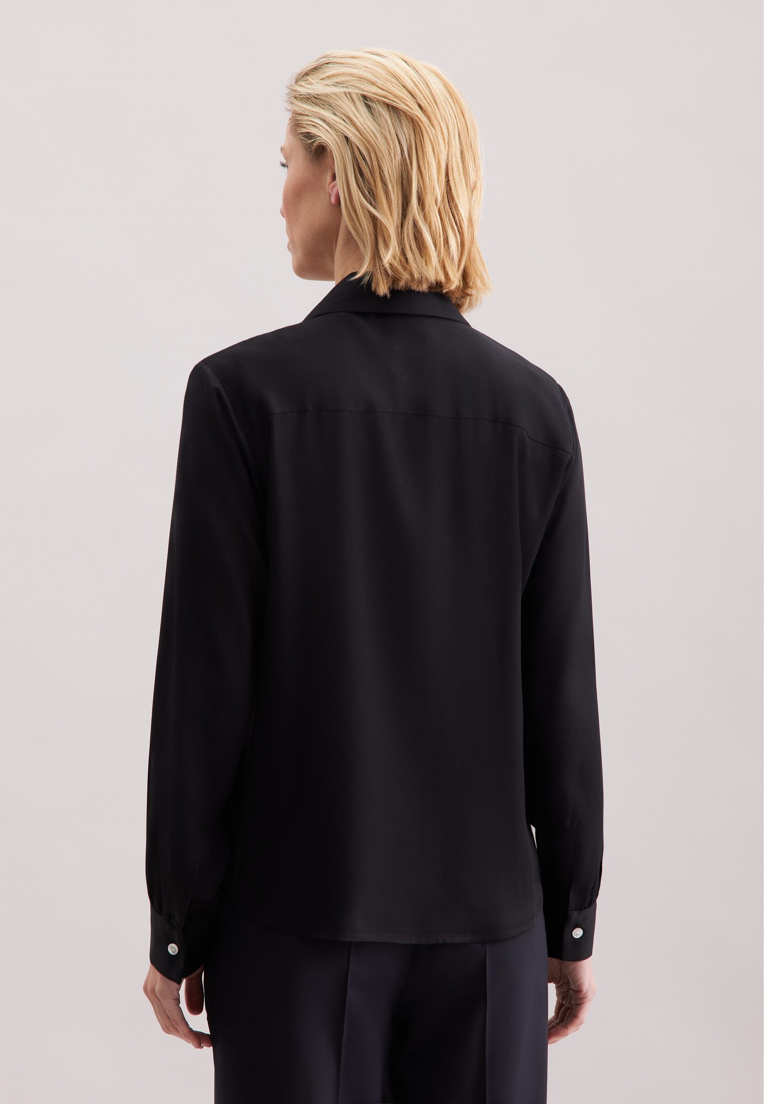 seidensticker Hemdbluse Schwarze Rose 1/1 Kragen günstig online kaufen