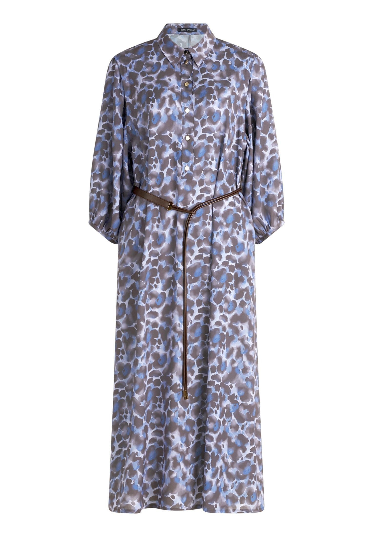 Betty Barclay Hemdblusenkleid Damen mit Bindegürtel