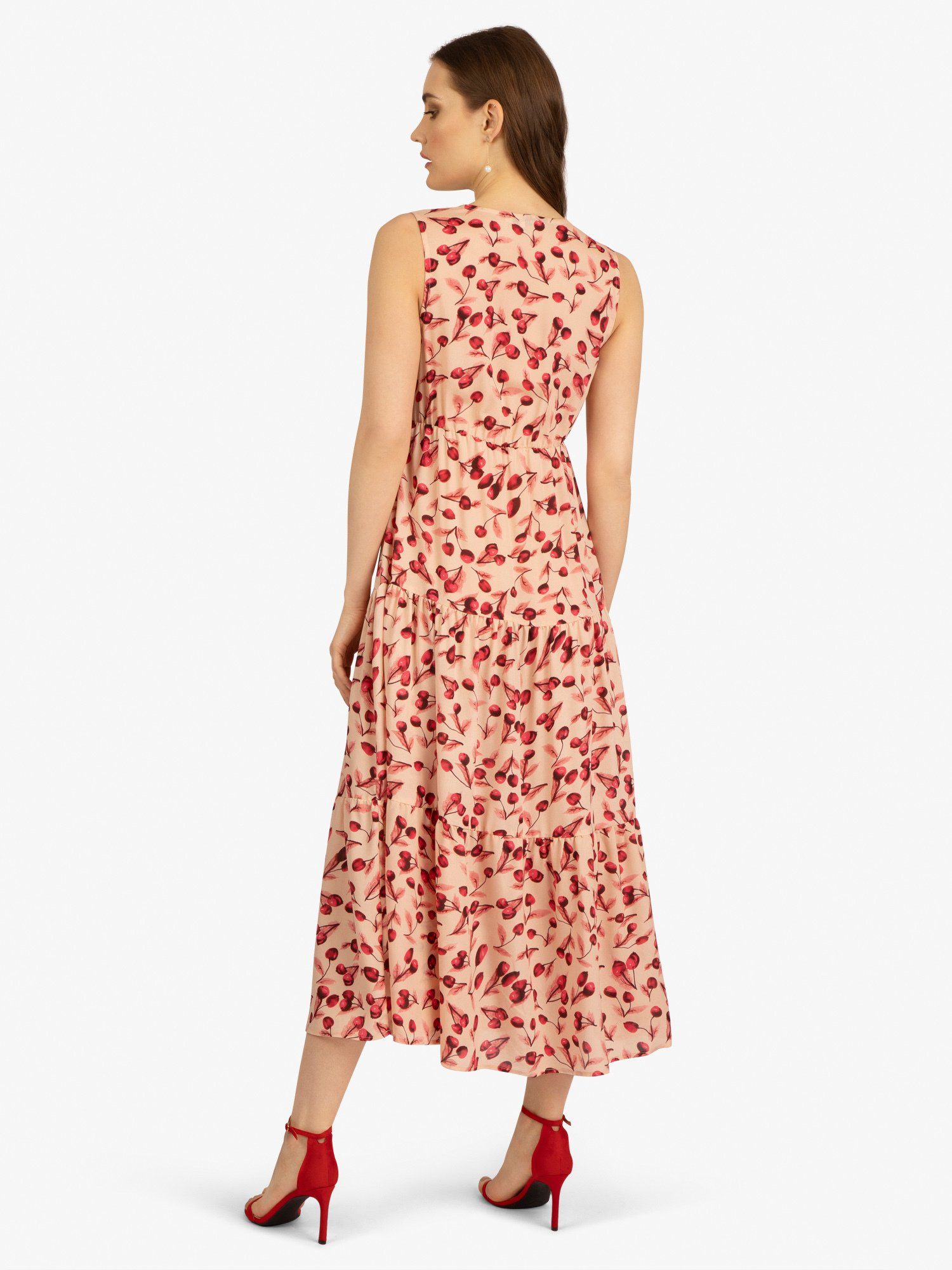 Damen Kleider Apart Sommerkleid mit Kirschen-Print