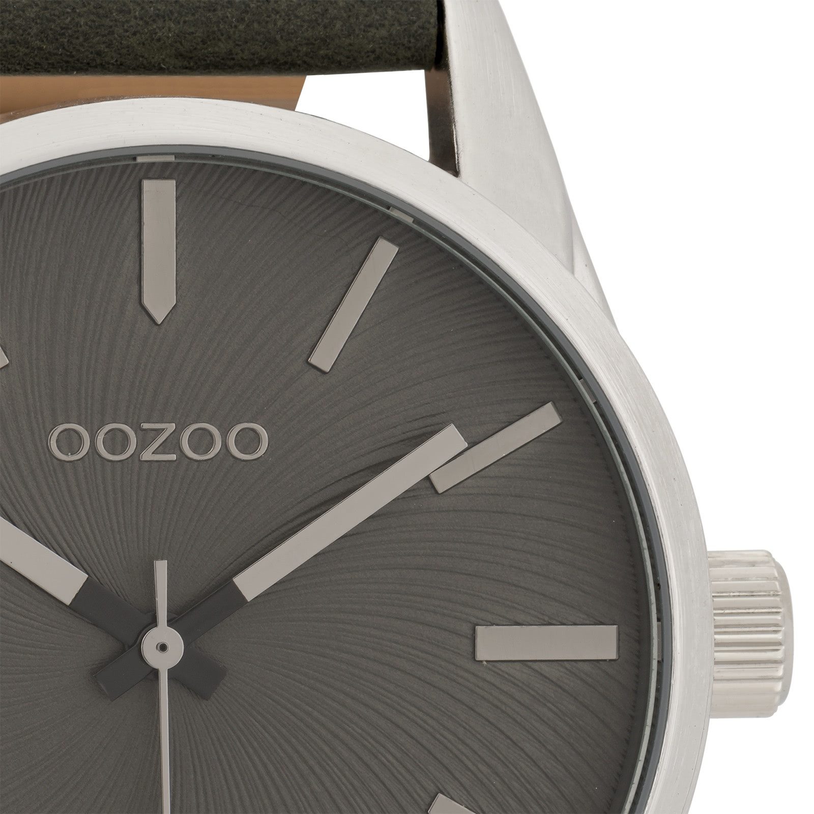 OOZOO Quarzuhr Oozoo Unisex Armbanduhr Timepieces Analog, (Analoguhr), Herren, Damenuhr rund, groß (ca. 45mm) Lederarmband, Fashion-Style