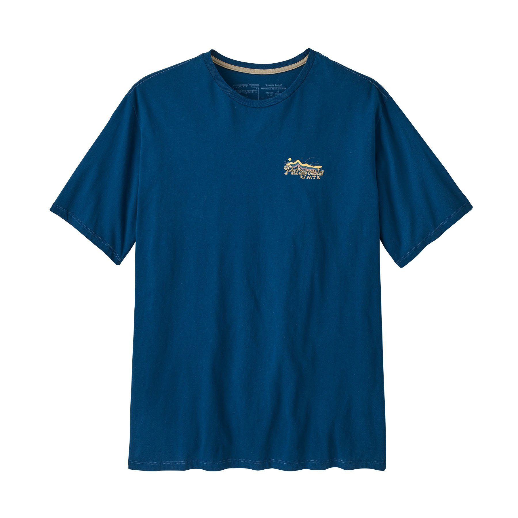 Herren T-Shirt Patagonia Pedal lagom T-Shirt Organic Adult Patagonia Protect blue