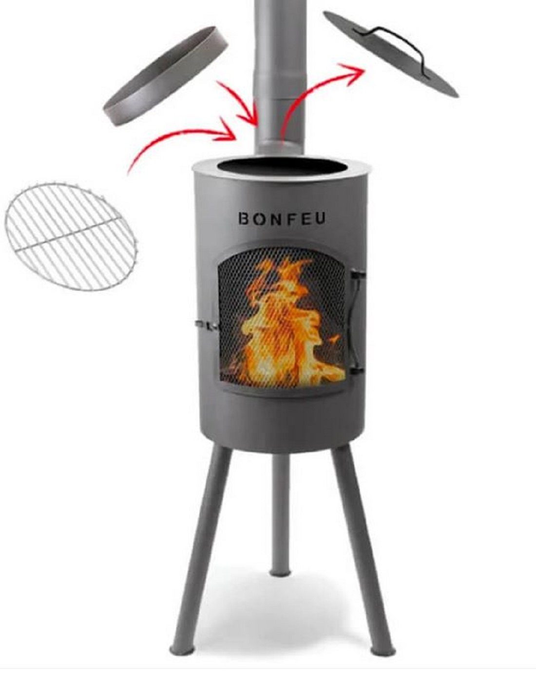 BonFeu Feuerkorb Bongiano SP Terrassenofen, steht günstig online kaufen