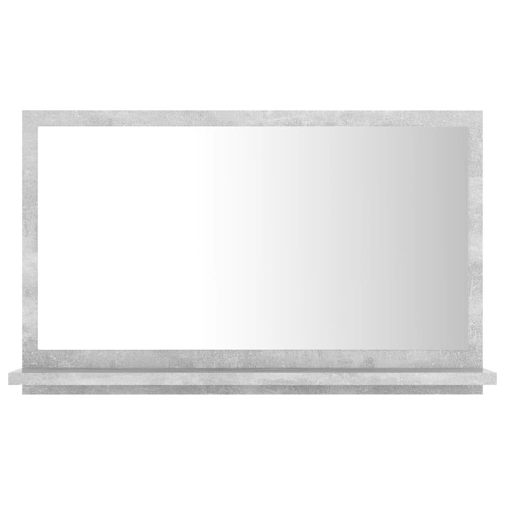vidaXL Badezimmerspiegelschrank Badspiegel Betongrau 60x10,5x37 cm günstig online kaufen