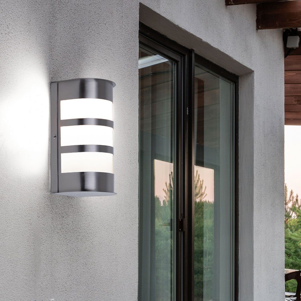 etc-shop LED Außen-Wandleuchte, Leuchtmittel inklusive, Warmweiß, günstig online kaufen