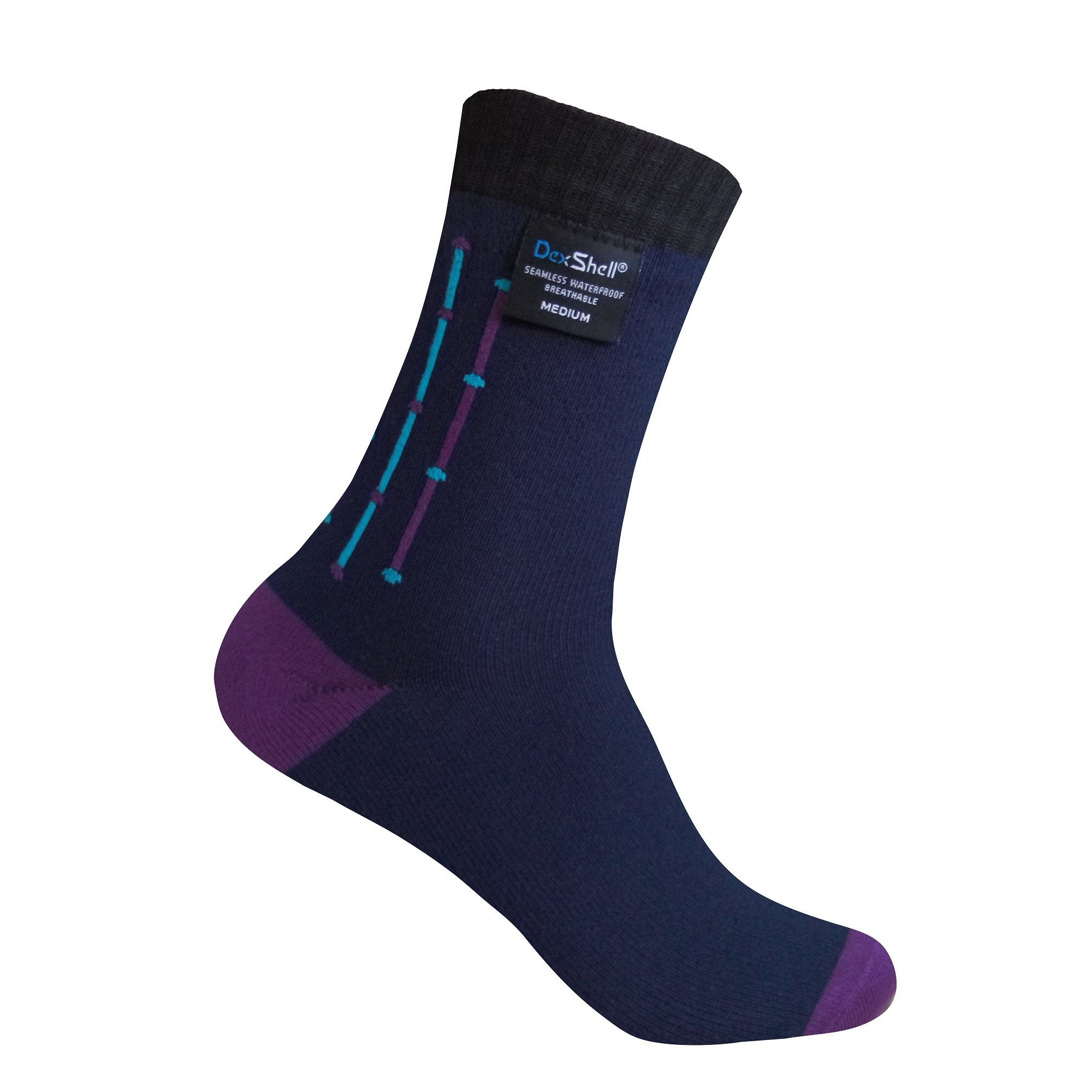 Sportsocken Ultra Flex Bamboo wasserdicht navyblau Herren - 1 Paar