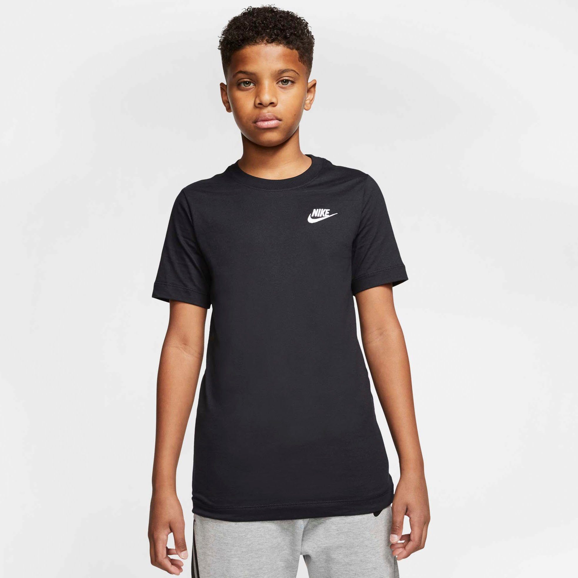 Nike Sportswear T-Shirt schwarz KIDS' BIG T-SHIRT