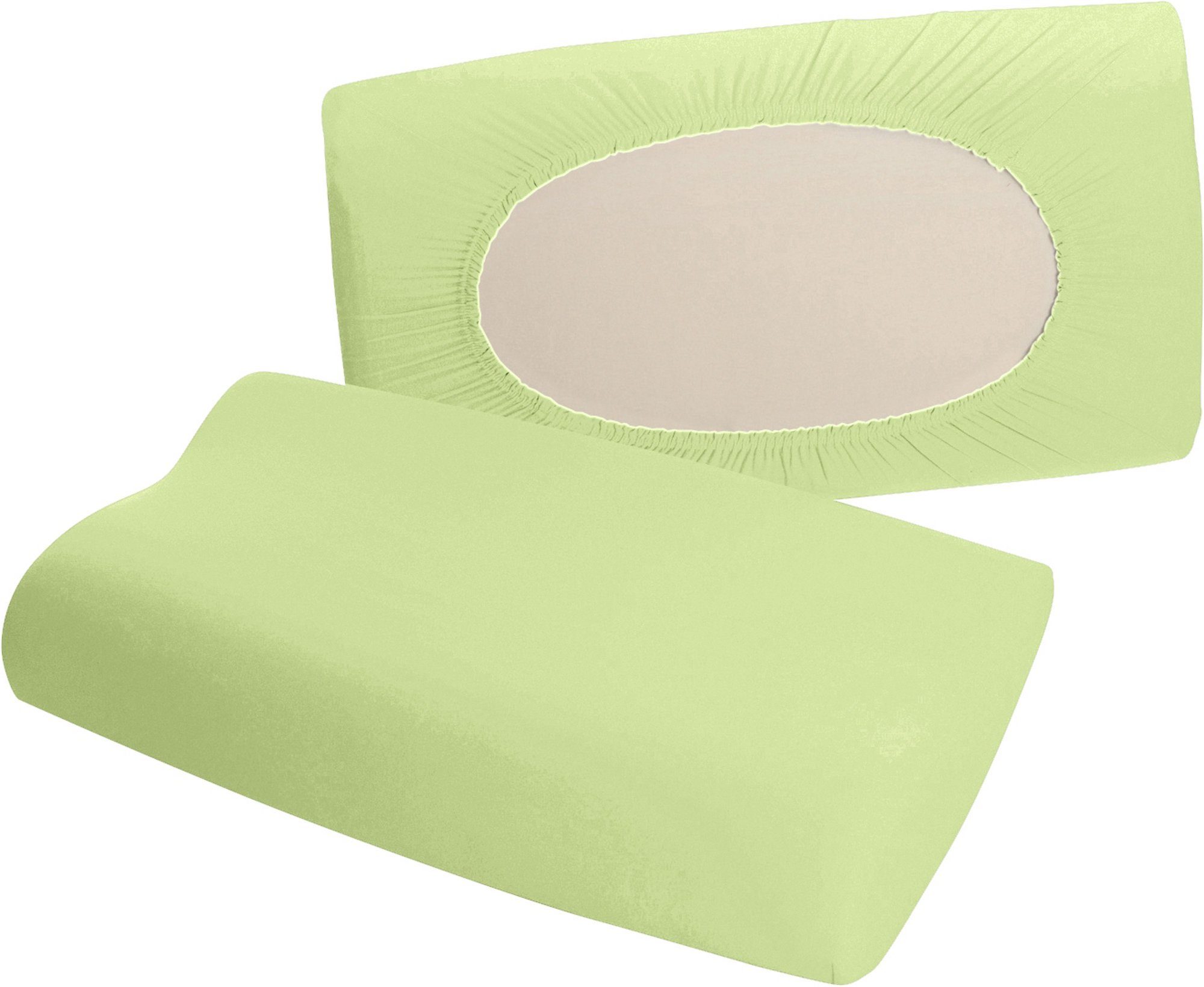 Erwin Müller Kissenbezug Nackenstützkissen-Spannbezug "Nürnberg", Doppel-Jersey Uni