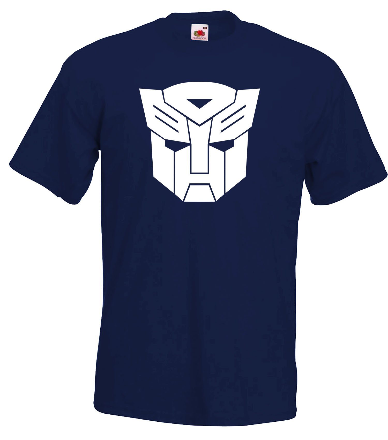 Youth Designz T-Shirt Autobot Herren Shirt mit trendigem Motiv navyblau