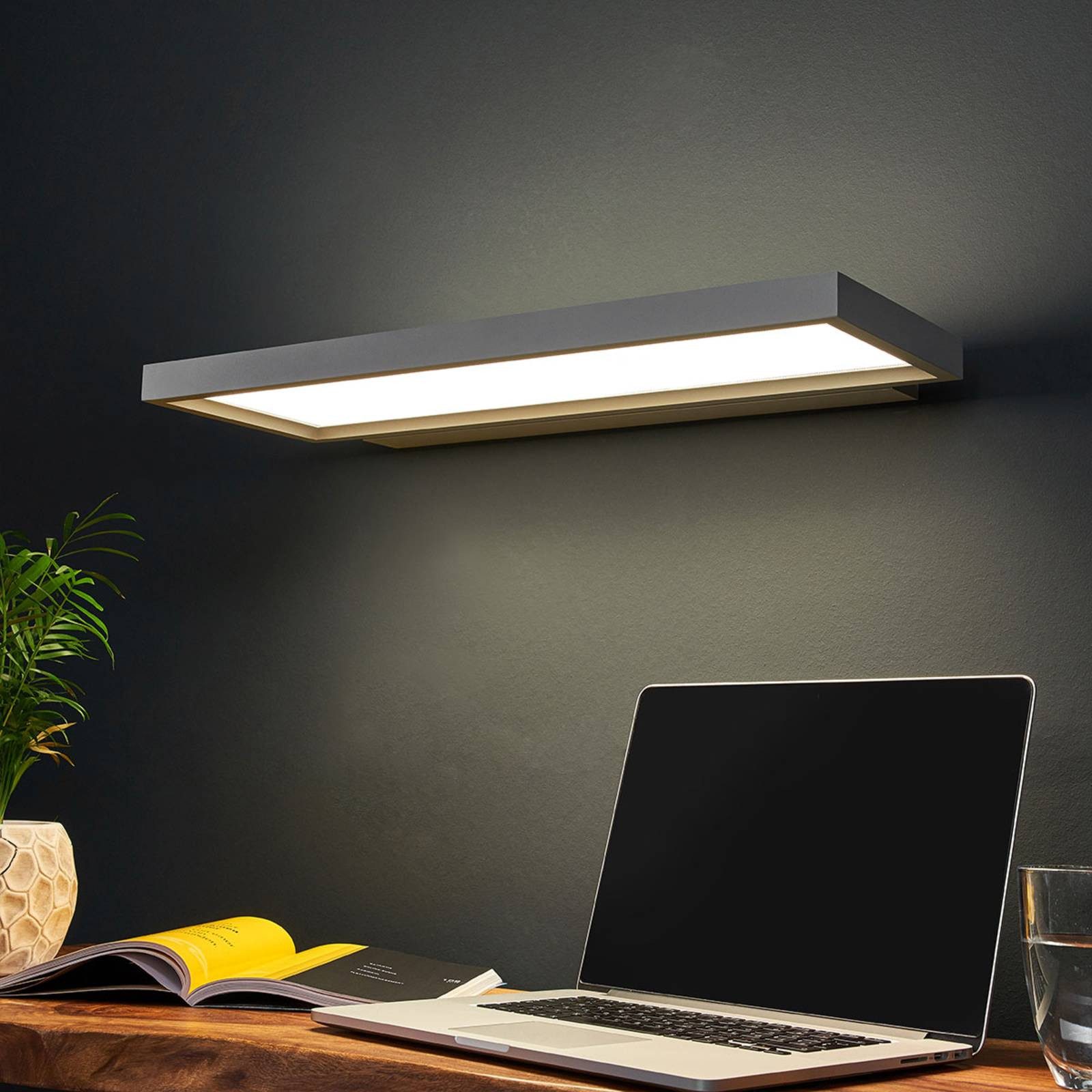 Arcchio Wandleuchte Rick, Nicht enthalten, 2 x 18 W LED, universalweiß