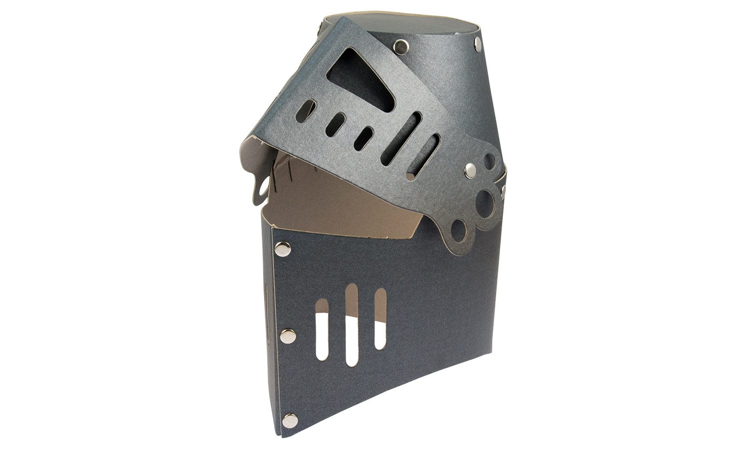 Holzspielerei Spielzeug-Helm Ritterhelm schwarz