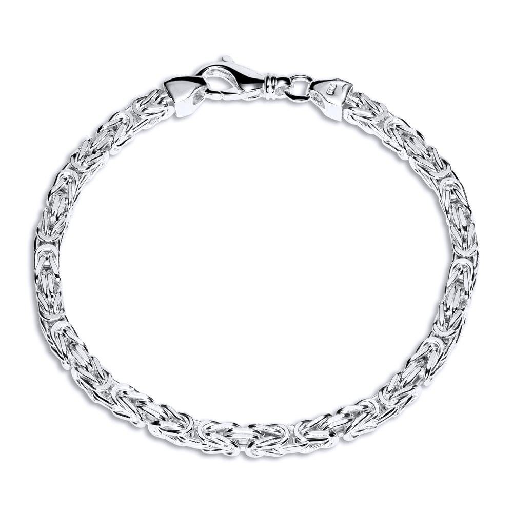 JEWLIX Königsarmband Königsarmband Silber 4,5mm breit
