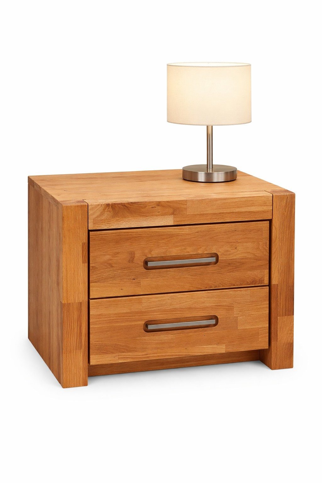 bv-vertrieb Nachtschrank Nachtkonsole Wildeiche Nachtschrank 55/52/40 Softc günstig online kaufen