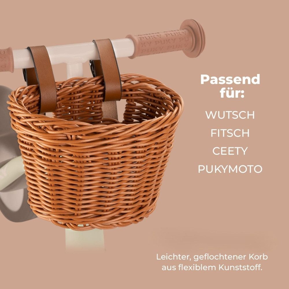 Puky Fahrradkorb Chaos Korb S, braun, Fahrrad, Dreirad, Lernrad