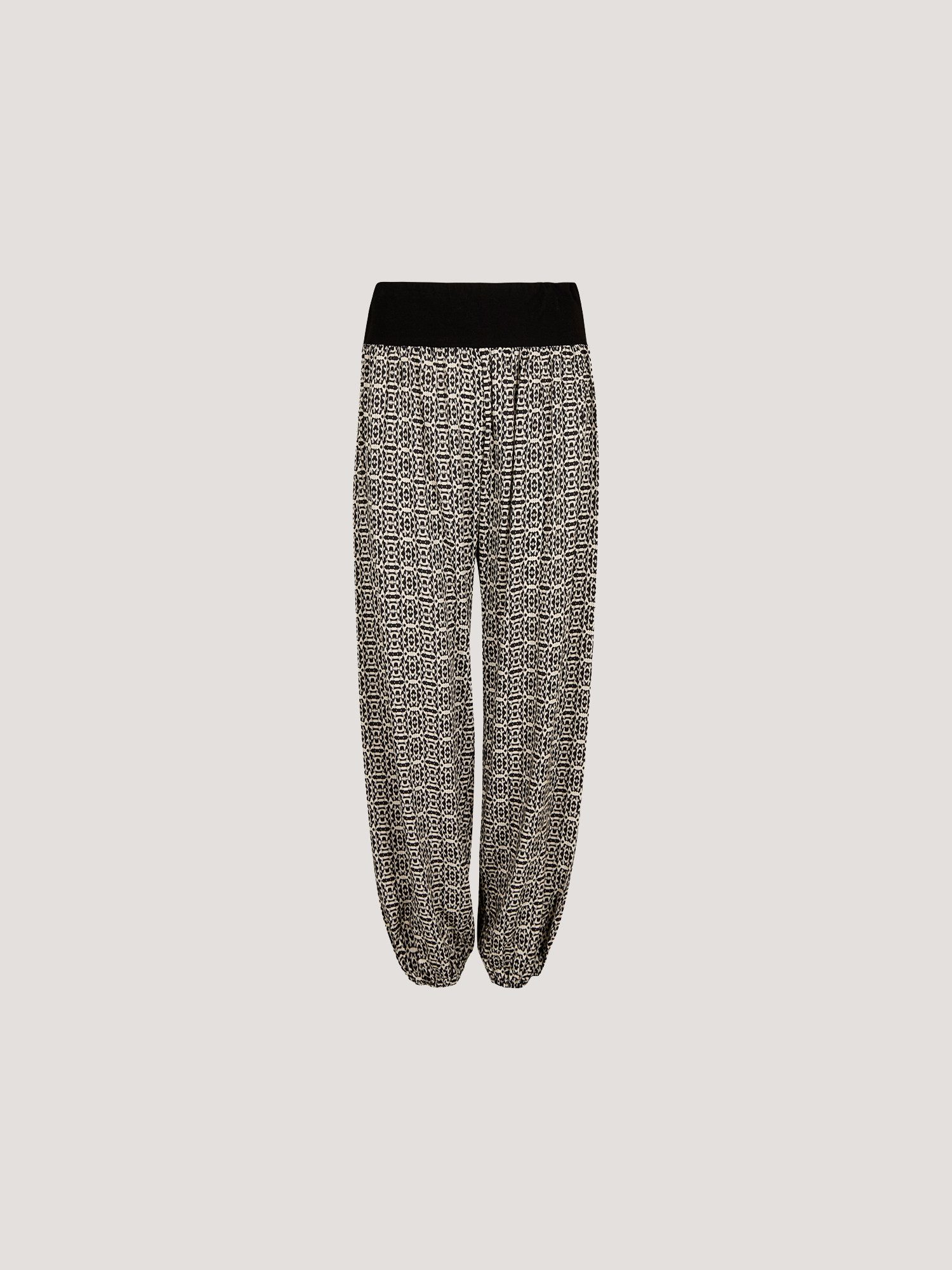 Apricot Jogger Pants Ikat-Jersey-Jogginghose mit Gummibund