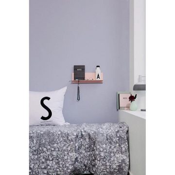 Design Letters Regal Regal Single Paper Shelf Schwarz (Lang)