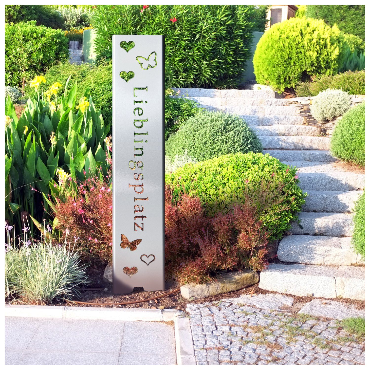 tuning-art Gartenstecker EW103-E Gartenstecker Gartenschild Lieblingsplatz günstig online kaufen