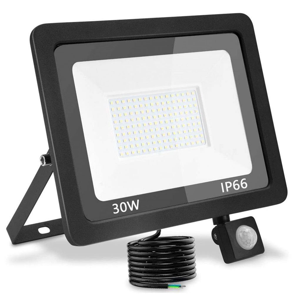VIVIHEYDAY LED Flutlichtstrahler Flutlicht LED Wasserdicht Strahler Mit Bew günstig online kaufen