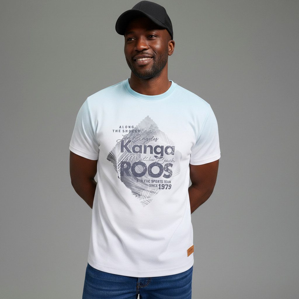 KangaROOS T-Shirt schmale Passform, Halbarm, angesetztes Bündchen am Ärmelabschluss. € 24,99, (€ 24,99 pro 1 Stk).