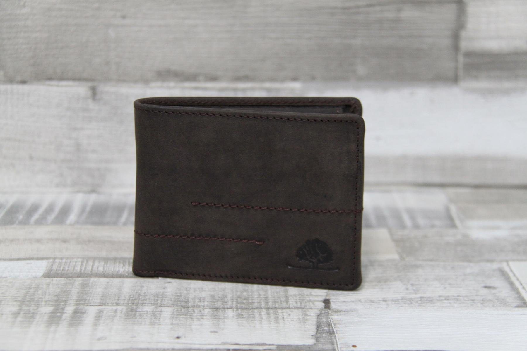 Geldbörse Greenburry Vintage Revival Scheintasche small tobacco