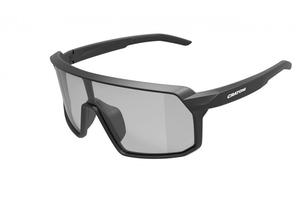 Fahrradbrille Cratoni Sonnenbrille Skyvision sw matt, Glas smoke, nicht verspiegelt