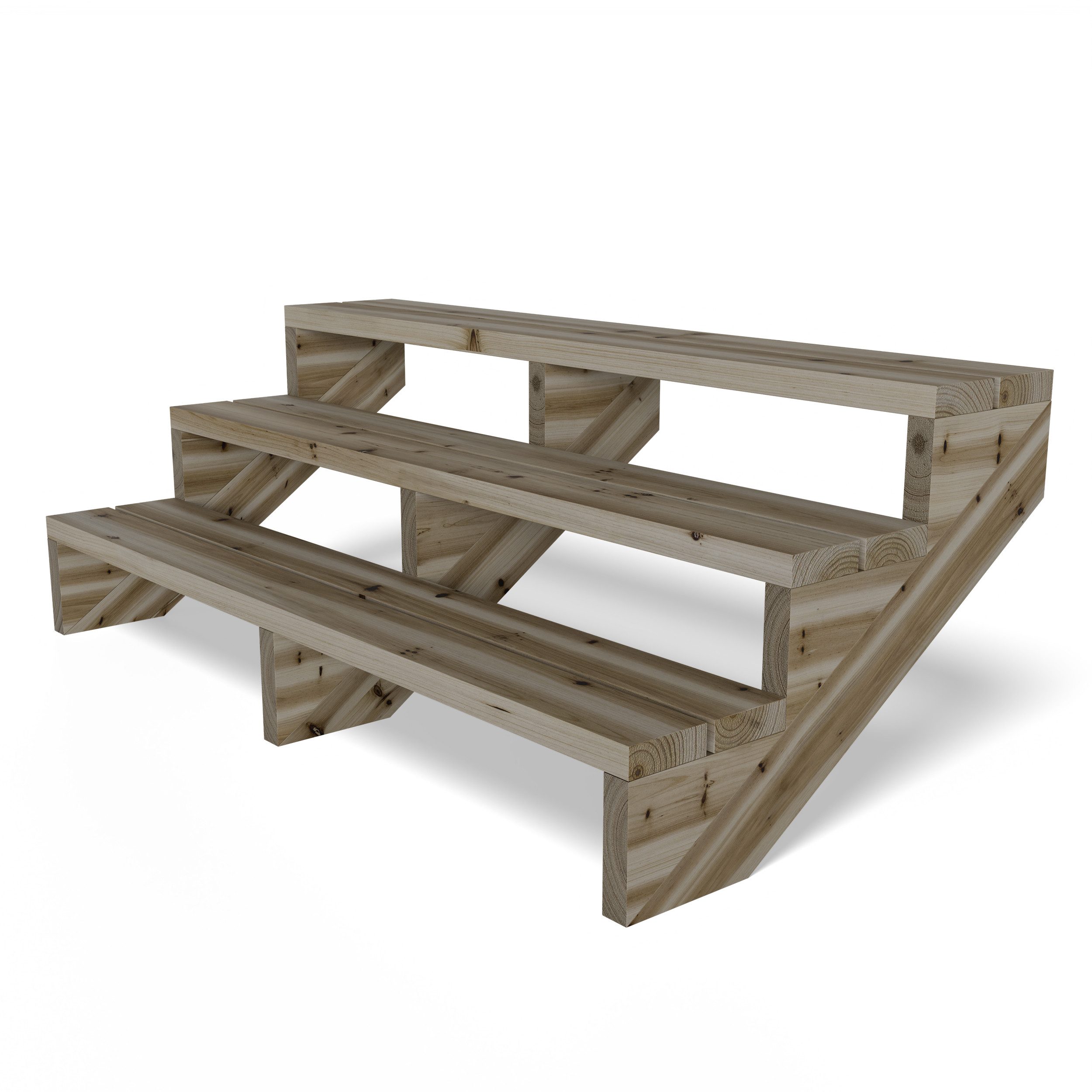 Gartenwelt Riegelsberger Außentreppe Terrassentreppe Kiefer kesseldruckimpr günstig online kaufen