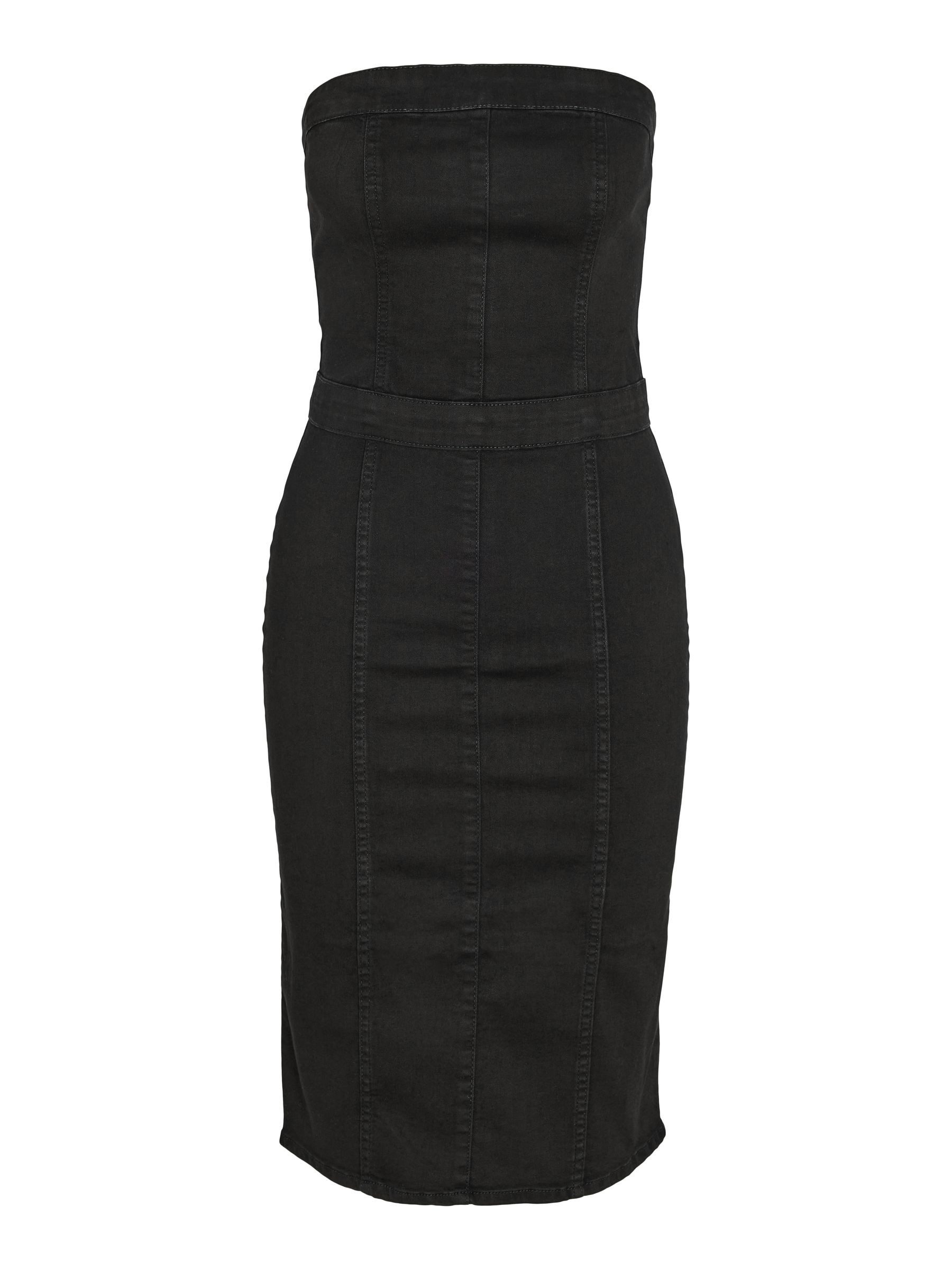 Noisy may Abendkleid Midi Slim Fit trägerlos ärmellos (lang) NMMIRA SLIM MIDI DRESS VI500BL