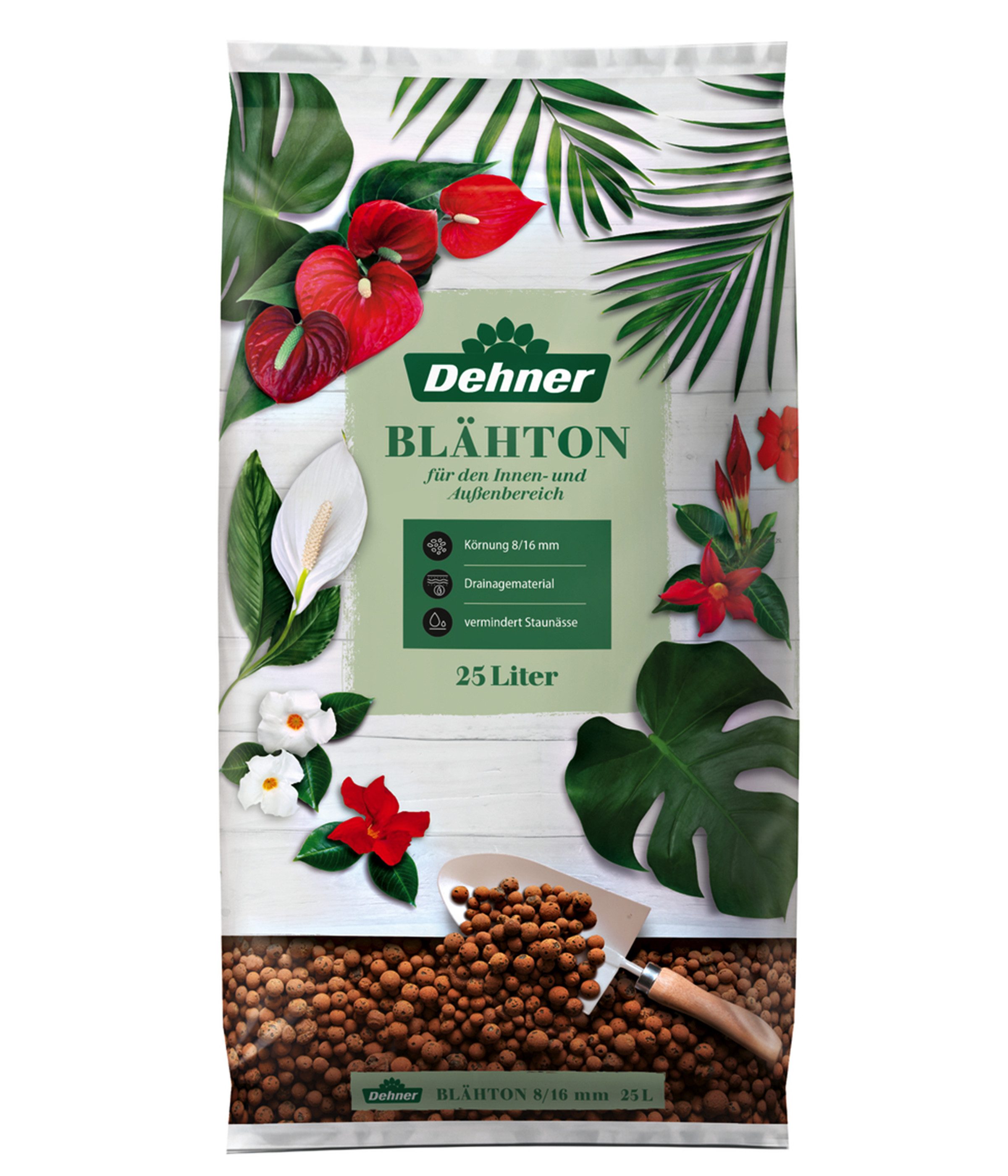 Pflanzerde Blähton für Pflanzen 25l, Körnung 8/16 mm