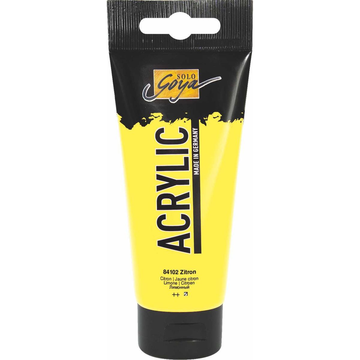 Acrylfarbe KREUL Acrylfarbe SOLO Goya zitron 100ml Tube