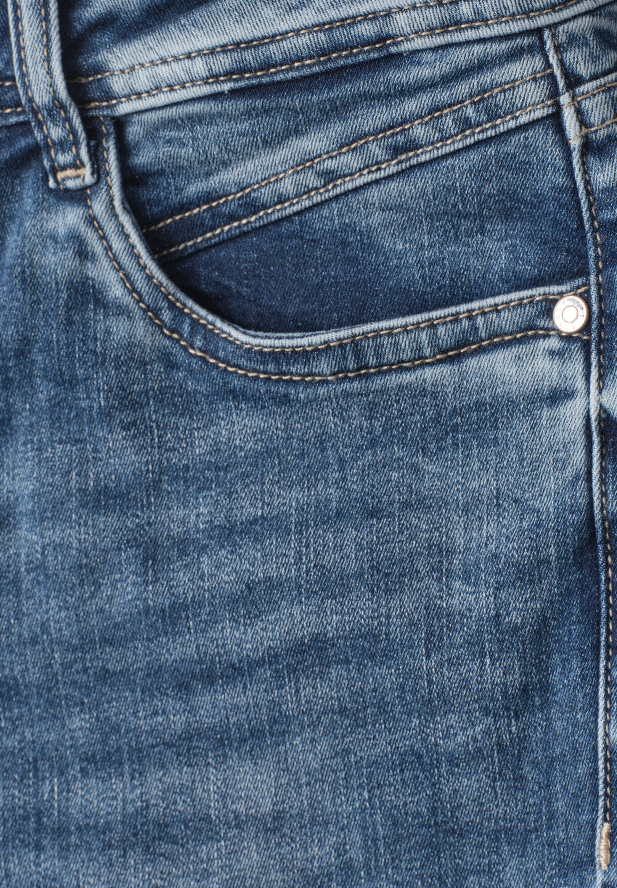 STREET ONE Slim-fit-Jeans 5-Pocket-Style – Bild 3 von 5
